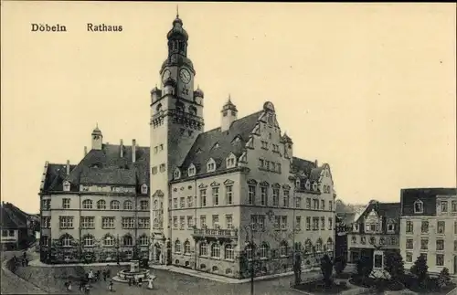 Ak Döbeln in Sachsen, Rathaus