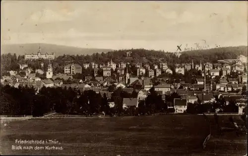 Ak Friedrichroda im Thüringer Wald, Blick nach dem Kurhaus