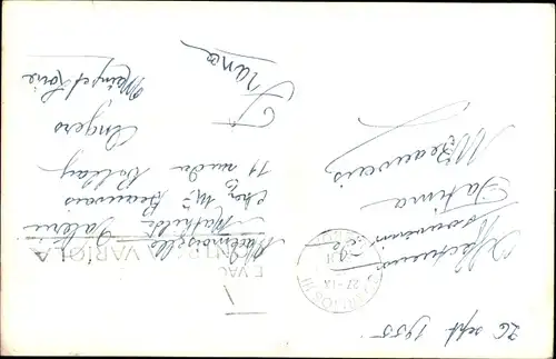 Ak Fatima Portugal, The apparition of Our Lady