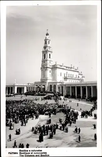 Ak Fatima Portugal, Basilica e colunatas