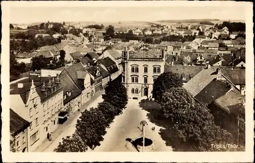 Ak Triptis in Thüringen, Markt, Rathaus