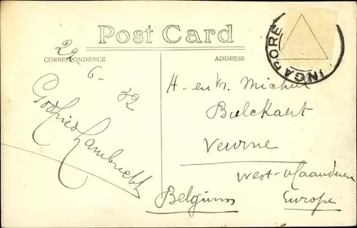 Ak Singapore Singapur, Palmen