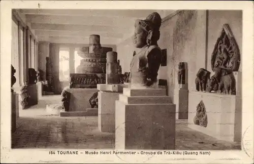 Ak Da Nang Tourane Vietnam, Musée Henri Parmentier, Groupe de Tra Kieu