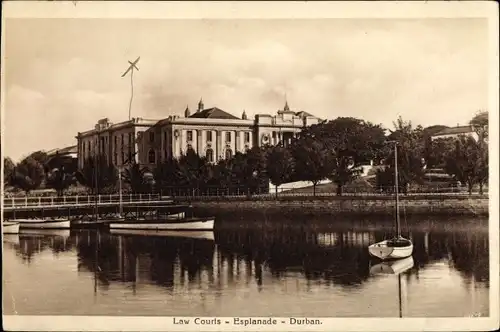 Ak Durban Südafrika, Law Courts, Esplanade, Boote