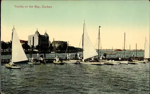 Ak Durban Südafrika, Yachts on the Bay, Segelboote