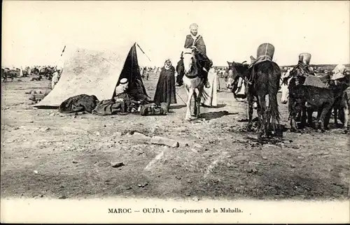Ak Oudjda Oujda Marokko, Campement de la Mahalla
