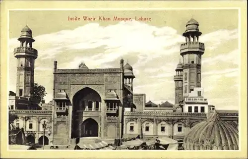 Ak Lahore Pakistan, Insite Wazir Khan Mosque