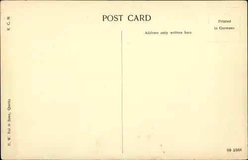 Ak Quetta Pakistan, The Club, Winteransicht