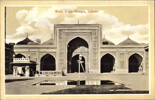 Ak Lahore Pakistan, Wazir Khan Mosque, Wasserbecken