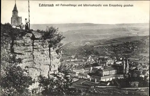 Ak Echternach Luxemburg, Chapelle St. Liboire, vu de la côte d'Ernzen