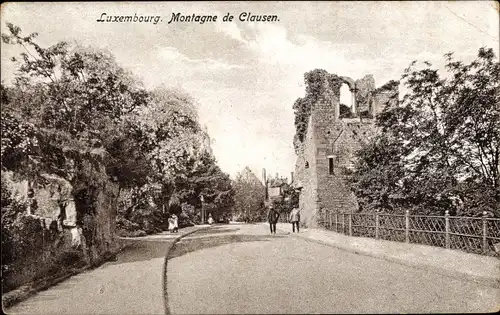 Ak Luxemburg Luxembourg, Montagne de Clausen