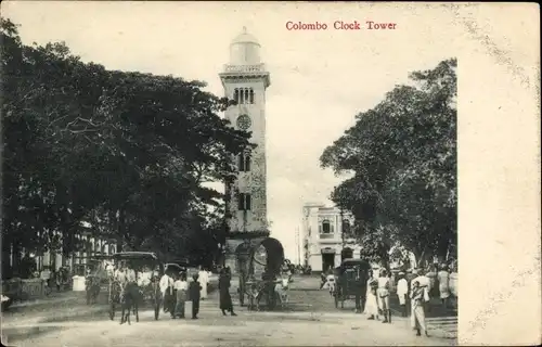 Ak Colombo Ceylon Sri Lanka, Clock Tower