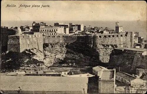 Ak Melilla Spanien, Antigua plaza fuerte