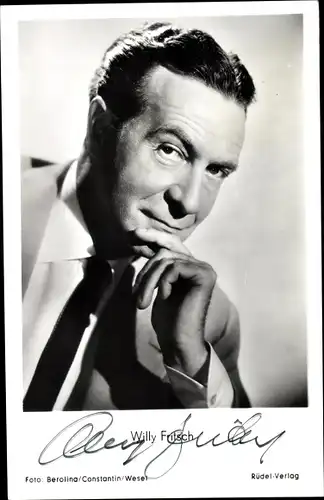 Ak Schauspieler Willy Fritsch, Portrait, Autogramm