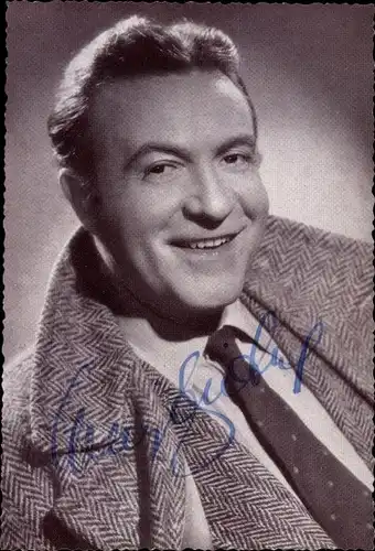 Ak Schauspieler Willy Fritsch, Portrait, Autogramm