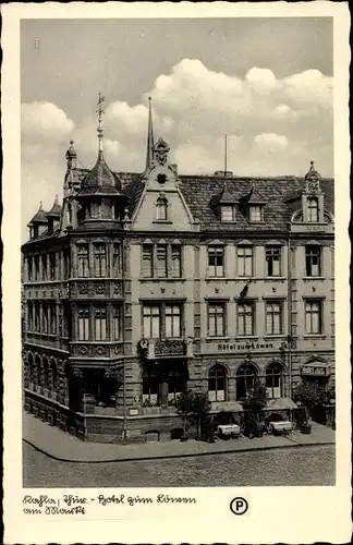 Ak Kahla in Thüringen, Hotel zum Löwen am Markt