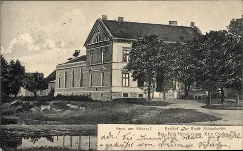 Ak Elbenau Schönebeck an der Elbe, Gasthof Zur Stadt Schönebeck