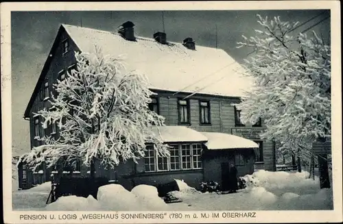 Ak Sonnenberg St. Andreasberg Harz, Pension Wegehaus