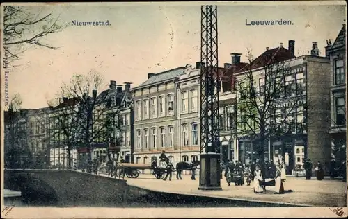 Ak Leeuwarden Friesland Niederlande, Nieuwestad