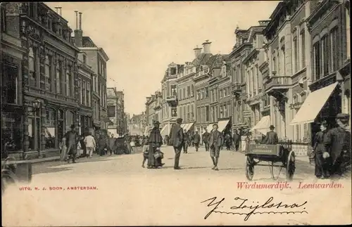 Ak Leeuwarden Friesland Niederlande, Wirdumerdijk