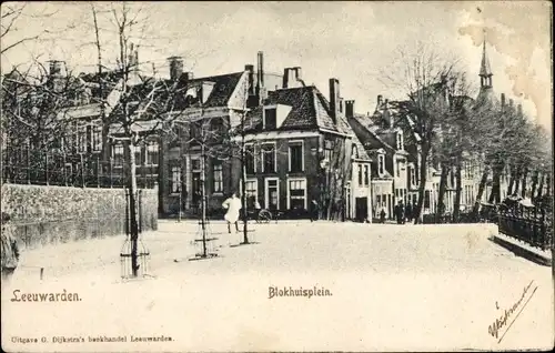 Ak Leeuwarden Friesland Niederlande, Blokhuisplein