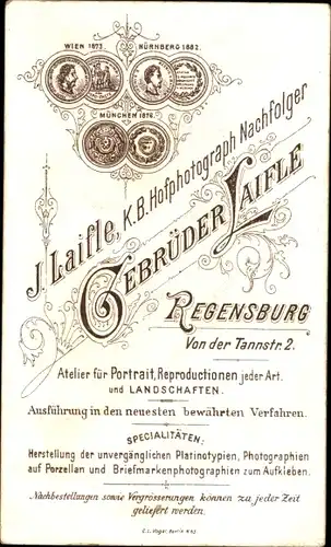 CdV Regensburg, Portrait von einem Geistlichen