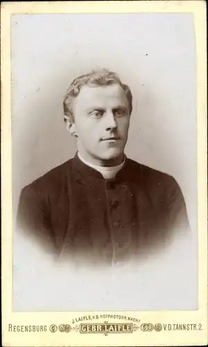 CdV Regensburg, Portrait von einem Geistlichen