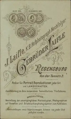 CdV Regensburg, Portrait von einem Geistlichen