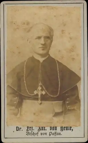 CdV Passau in Niederbayern, Anton von Henle, Bischof von Passau