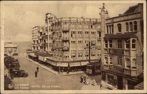 Ak La Panne De Panne Westflandern, Hotel de la Panne