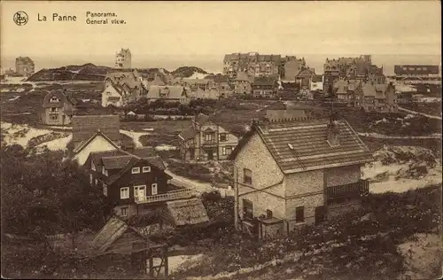 Ak La Panne De Panne Westflandern, Panorama