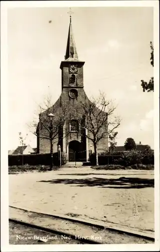 Ak Nieuw Beijerland Südholland, Ned. Herv. Kerk