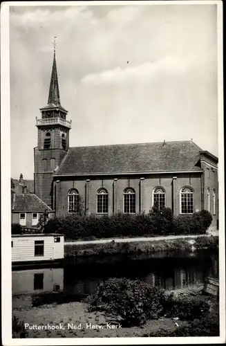 Ak Puttershoek Südholland, Ned. Herv. Kerk