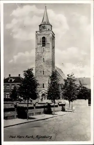 Ak Rijnsburg Südholland, Ned. Herv. Kerk