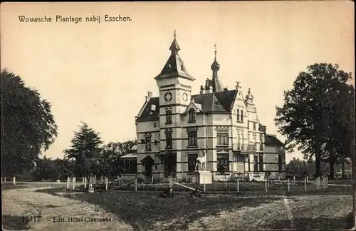 Ak Wouwse Plantage Nordbrabant, Kasteel nabij Esschen