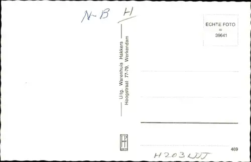 Ak Werkendam Nordbrabant, Gemeentehuis