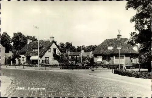 Ak Veghel Nordbrabant, Stationsstraat