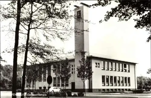 Ak Ulvenhout Nordbrabant Niederlande, Gemeentehuis