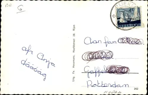 Ak Gilze en Rijen Nordbrabant, Burg. Sweensplein