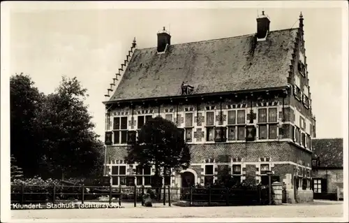 Ak Klundert Nordbrabant, Stadhuis, achterzijde