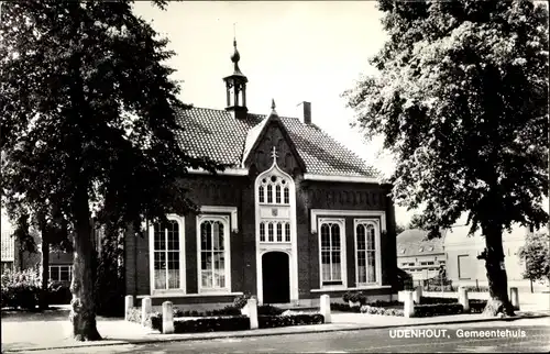 Ak Udenhout Nordbrabant, Gemeentehuis