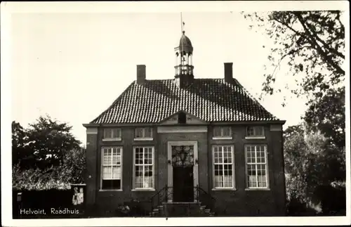 Ak Helvoirt Vught Nordbrabant, Raadhuis