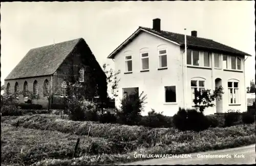 Ak Uitwijk Waardhuizen Nordbrabant Niederlande, Gereformeerde Kerk