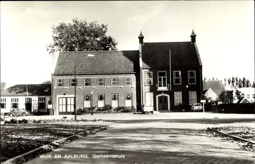 Ak Wijk en Aalburg Nordbrabant, Gemeentehuis