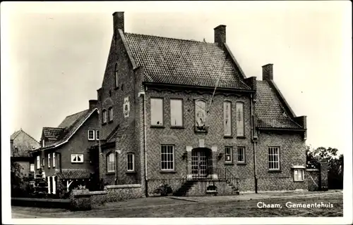 Ak Chaam Nordbrabant Niederlande, Gemeentehuis