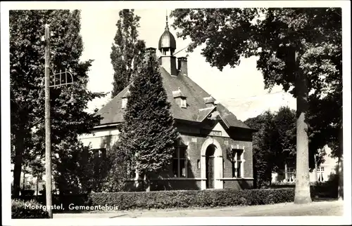 Ak Moergestel Nordbrabant Niederlande, Gemeentehuis