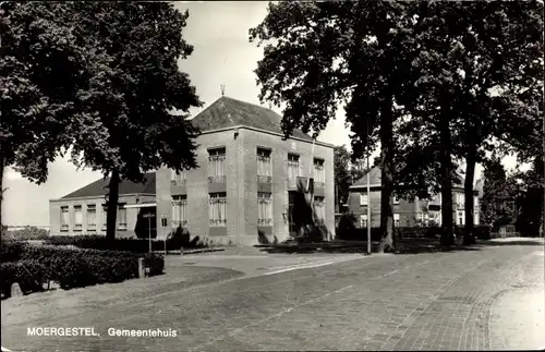 Ak Moergestel Nordbrabant Niederlande, Gemeentehuis