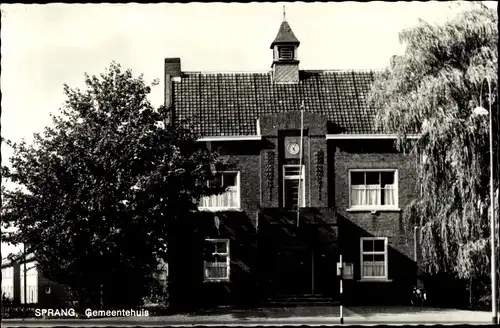 Ak Sprang Capelle Nordbrabant Niederlande, Gemeentehuis