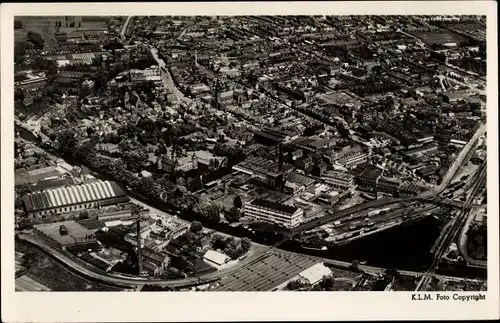 Ak Helmond Nordbrabant Niederlande, Gesamtansicht, Luftbild