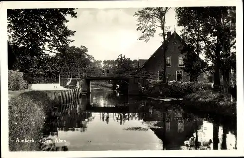 Ak Almkerk Nordbrabant Niederlande, Den Alm